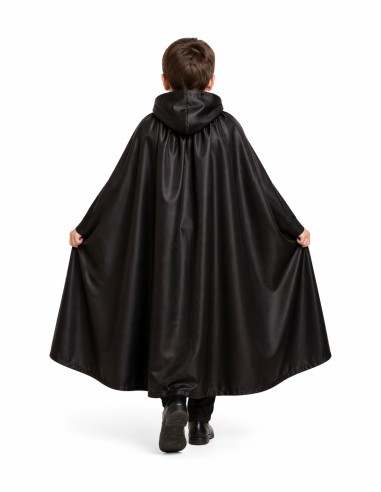 Mantello nero 8/10 anni | Costumi per bambini Il Re del Carnevale